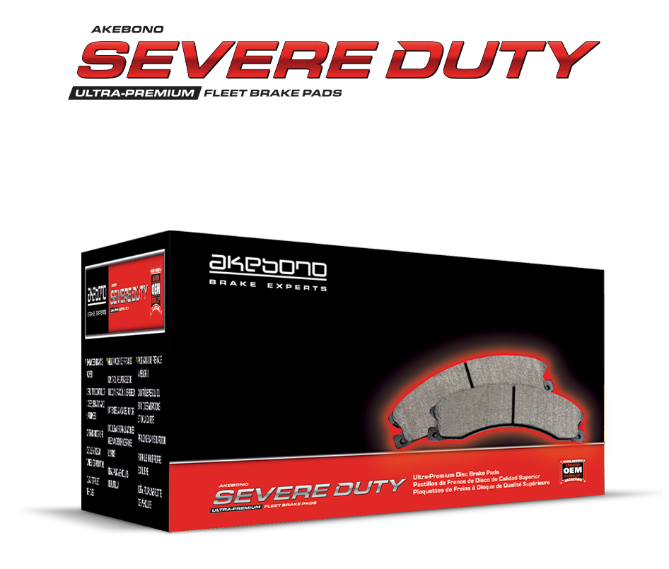 Akebono Severe Duty Ultra-Premium Fleet Brake Pads